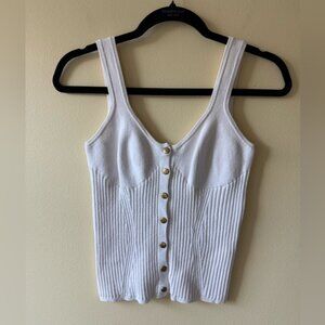 Topshop Knit Corset Tank
